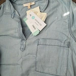 Chambray top